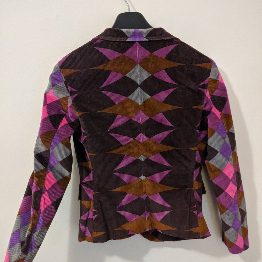 Vintage Emilio Pucci corduroy blazer, Made in Italy designer jacket